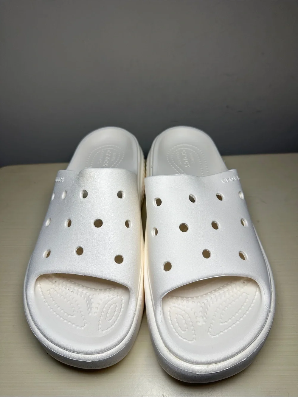 CROCS platform mules